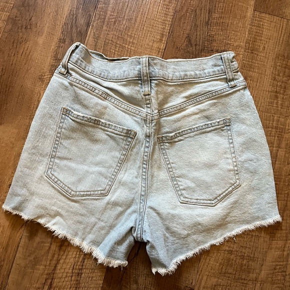 Denim Distressed Women Shorts - Picture 3 of 3